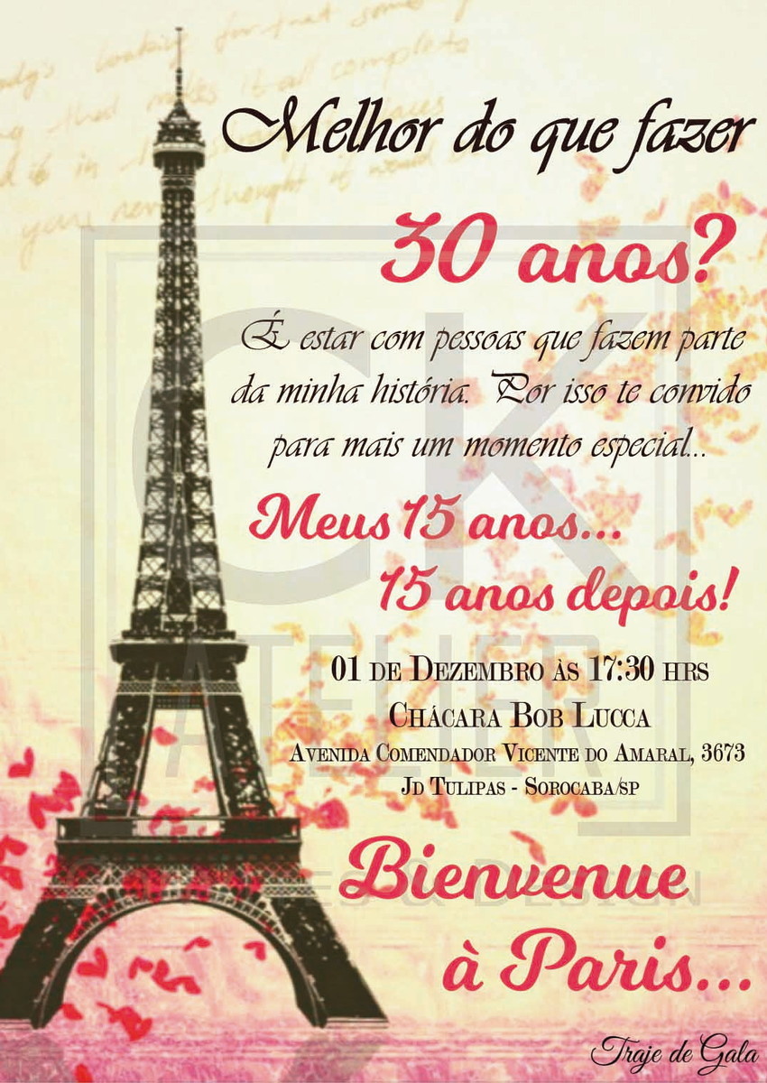 Convite Paris