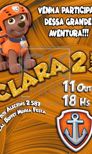 Convite Patrulha canina