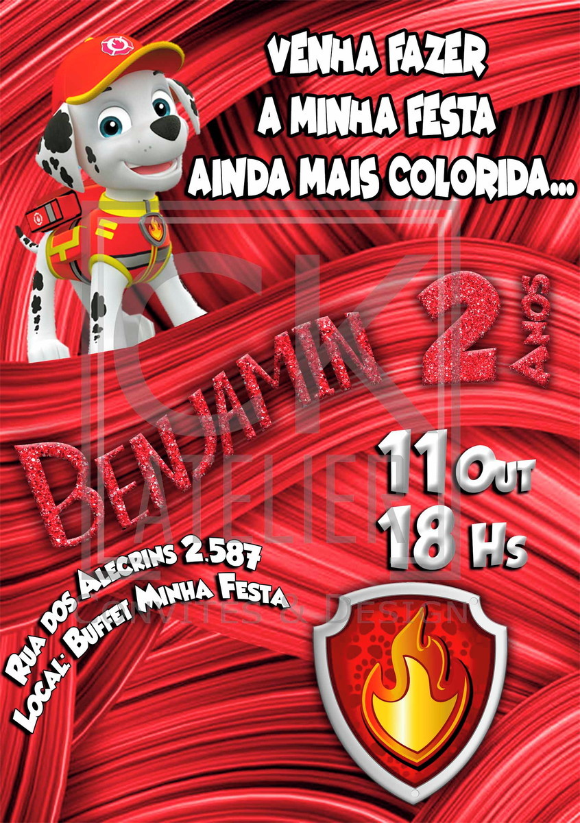 Convite Patrulha Canina