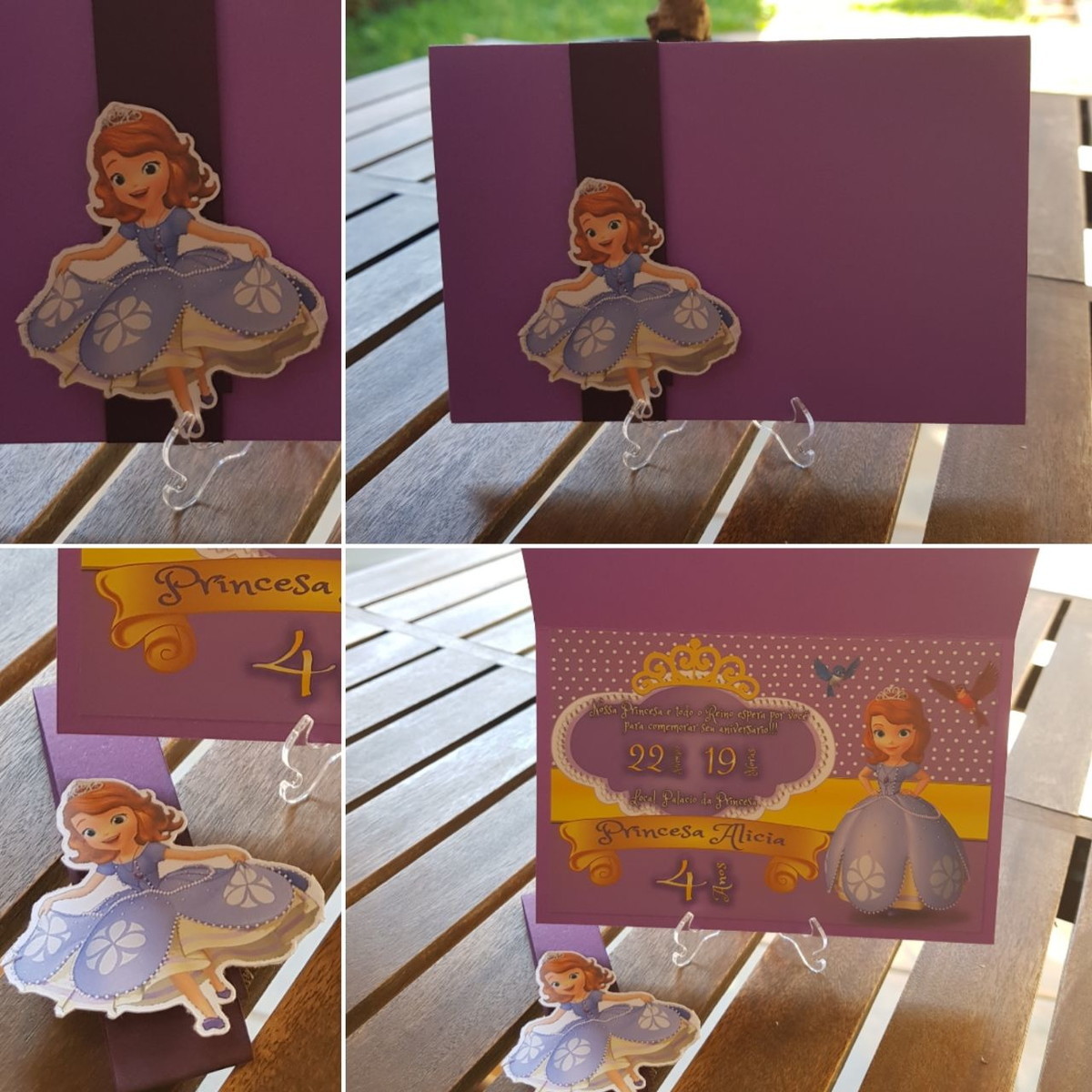 Convite Princesa Sophia