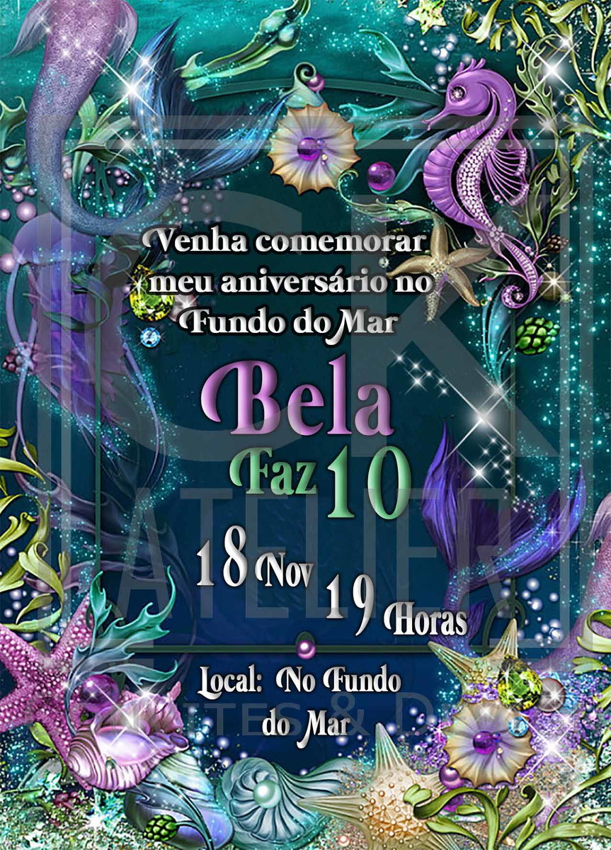 Convite Sereia