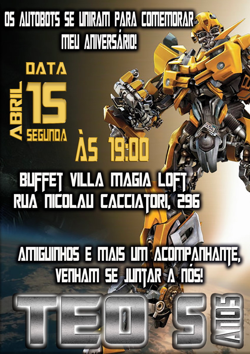 Convite Transformers