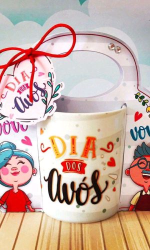 DIA DOS AVOS - PORTA CANECA (#555) - PDF E STUDIO