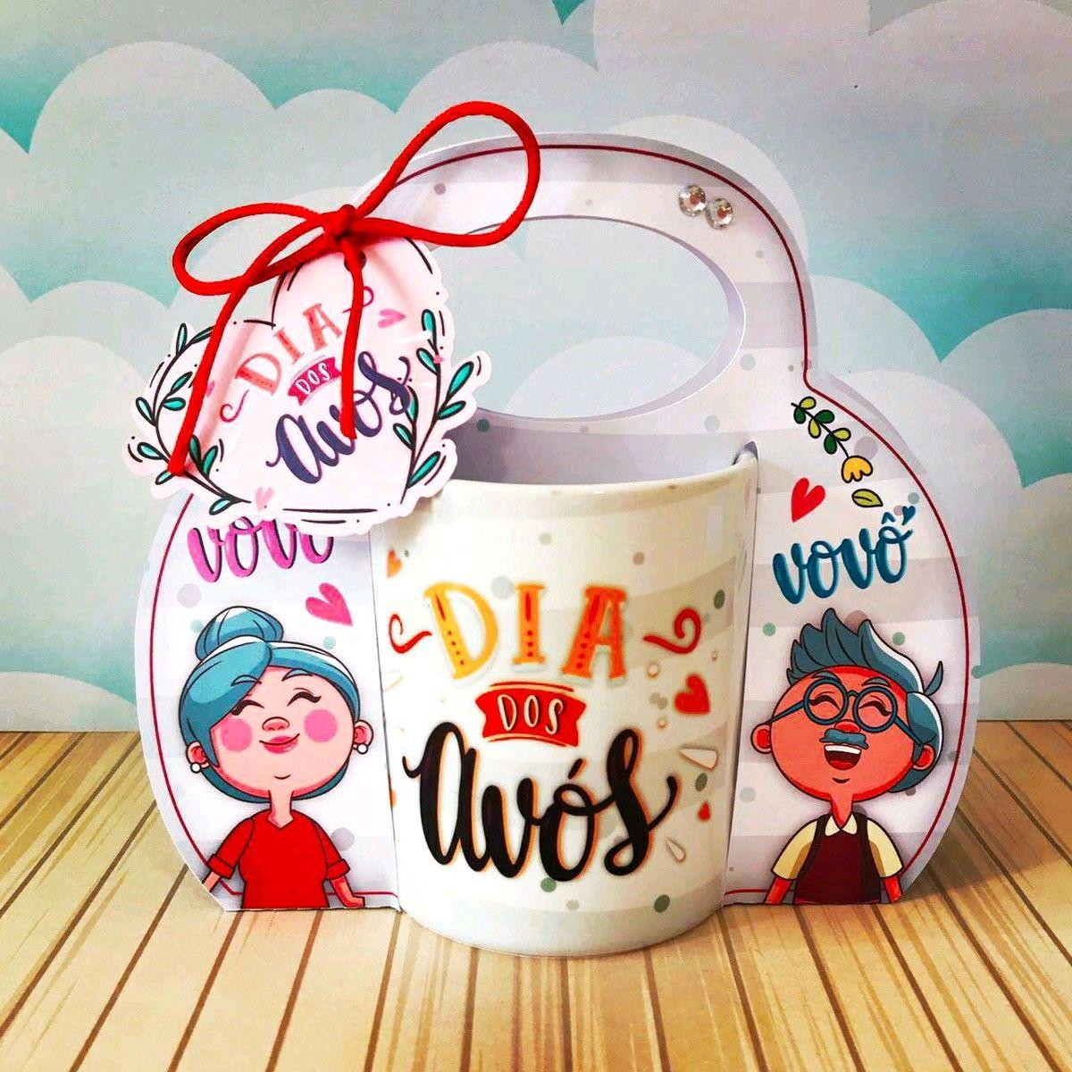 DIA DOS AVOS - PORTA CANECA (#555) - PDF E STUDIO