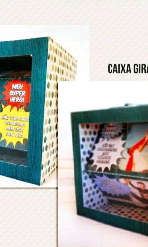 DIA DOS PAIS CAIXA GIRATÓRIA-SUPER PAI (#199) PDF E DXF