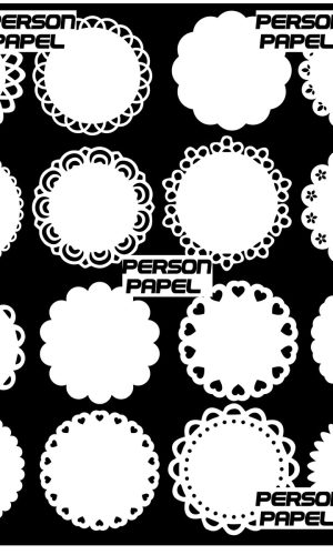 Kit Arquivo digital Doilies Vazadas - Renda