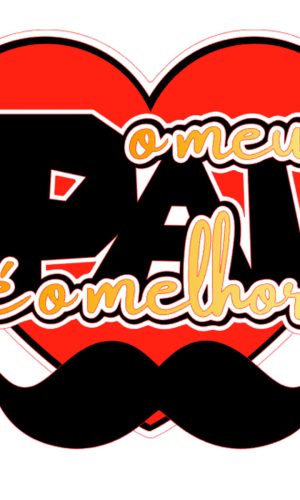 Kit C/ 5: Arquivo Corte: Topo De Bolo Dia Dos Pais 037