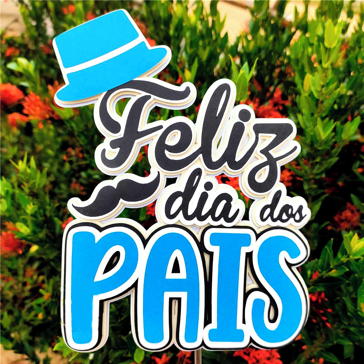 Kit C/ 5: Arquivo Corte Topo Feliz Pai Dia Dos Pais 034