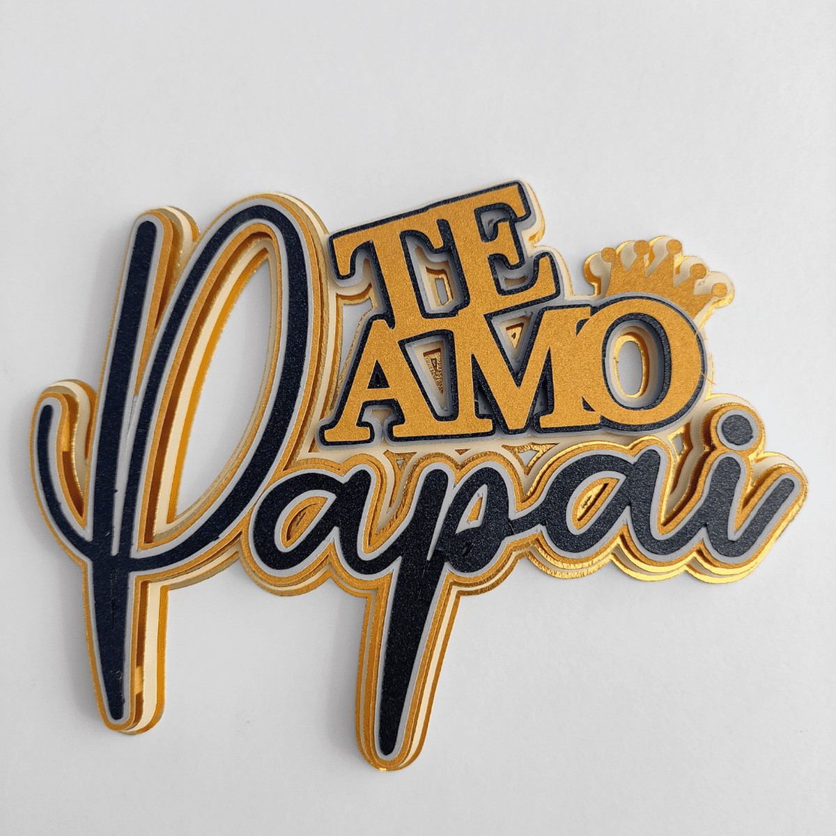 Kit C/ 5: Arquivo Corte Topo Te Amo Papai 027