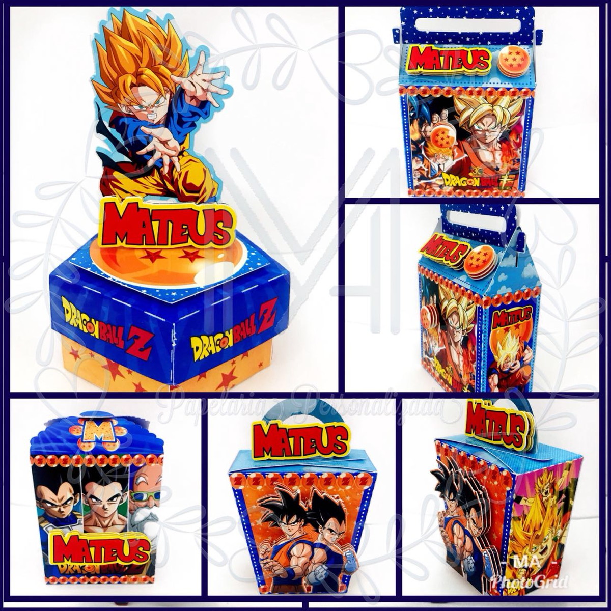 Kit c/ 5: Arquivo de Corte Dragon Ball Z 3