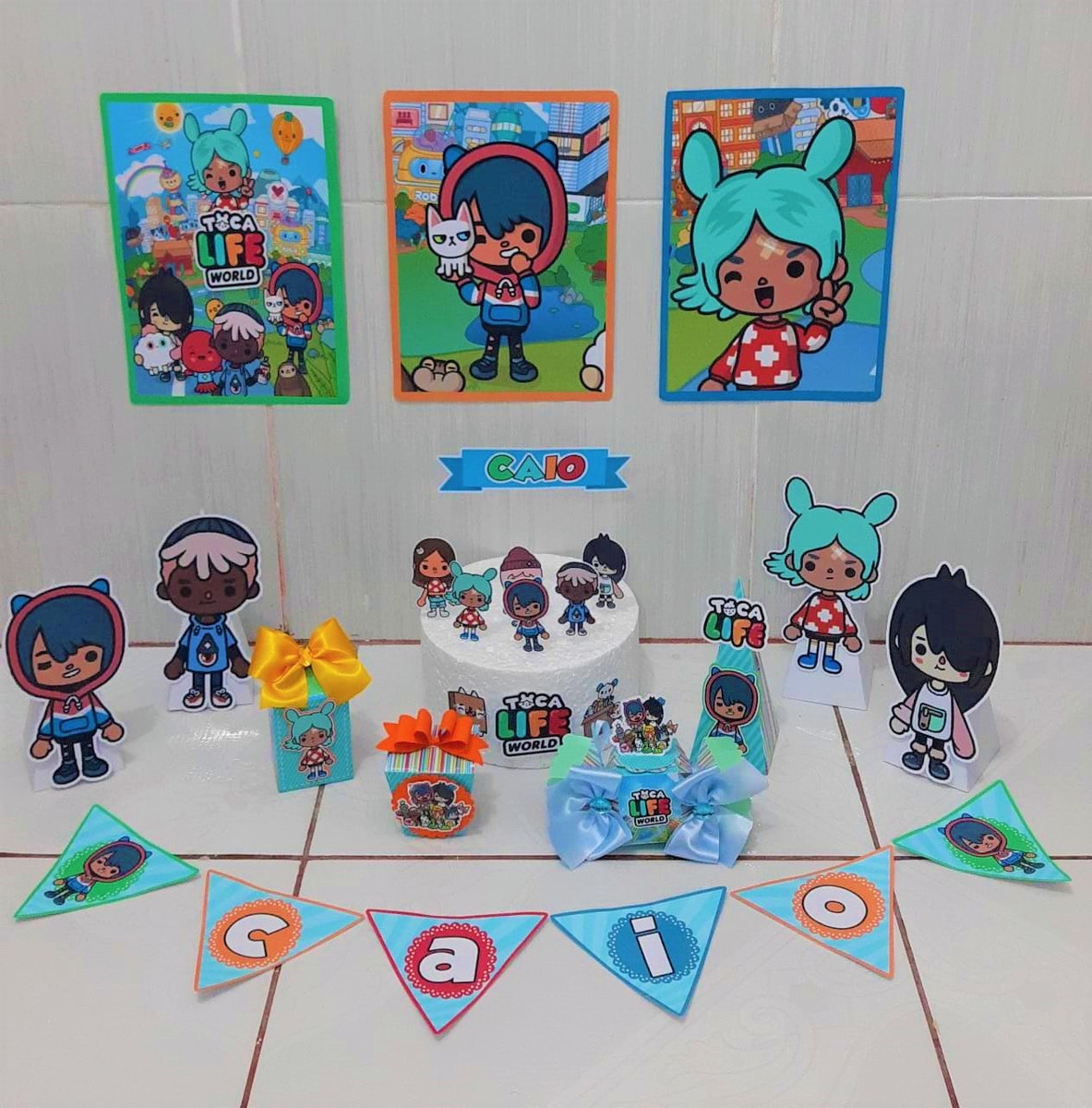 KIT C/ 5 ARQUIVO DE CORTE: KIT FESTA TOCA LIFE WORD 001