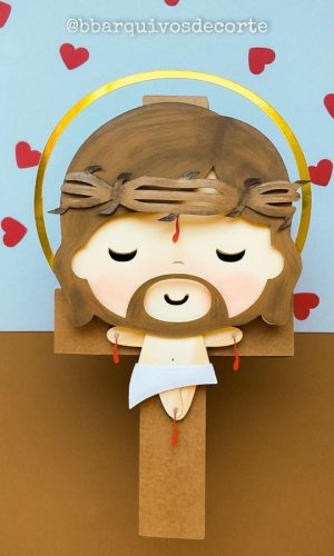 KIT C/ 5 ARQUIVO DE CORTE: PÁSCOA JESUS CRUCIFICADO 048