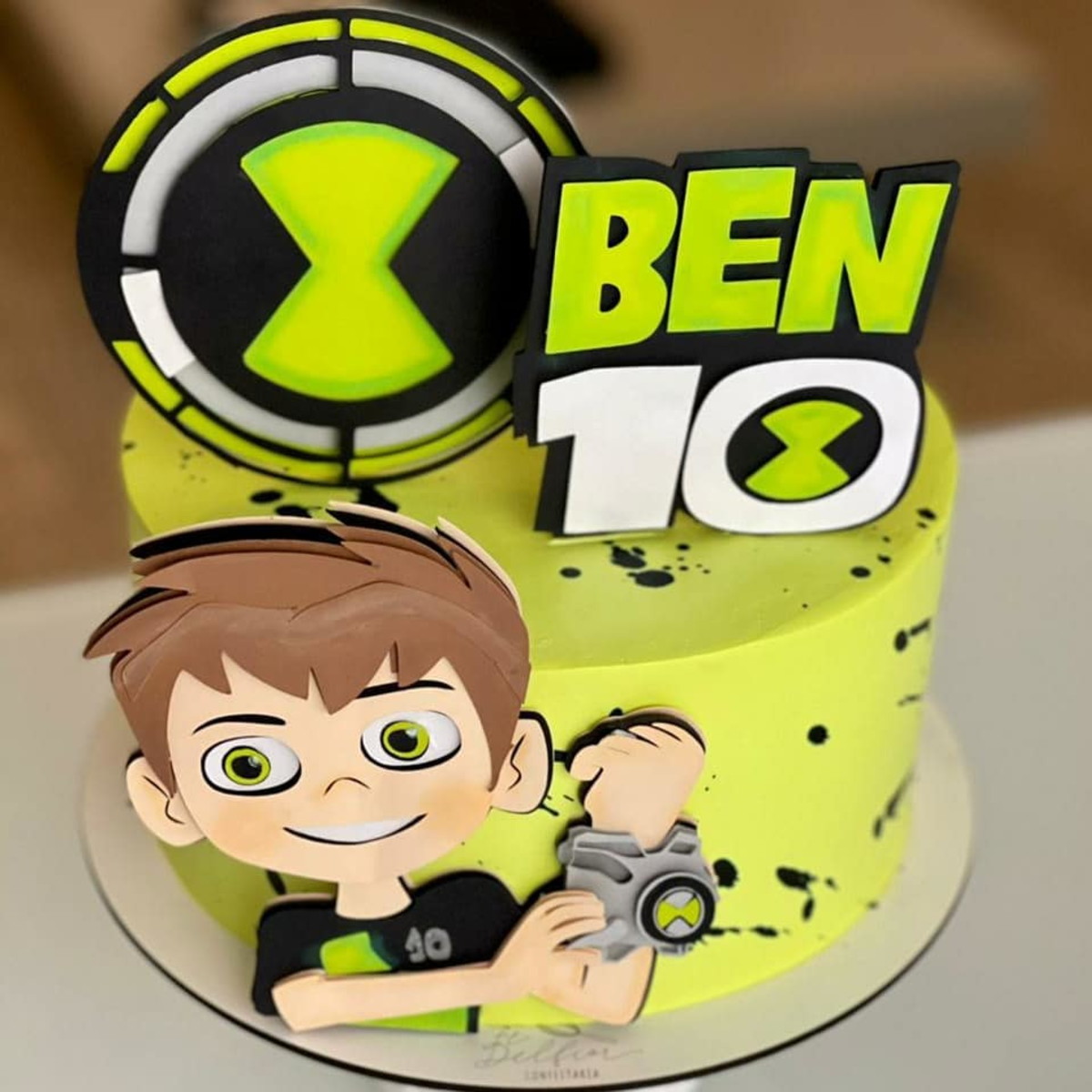 KIT C/ 5 ARQUIVO DE CORTE: TOPO DE BOLO BEN 10 001 - Imagem 2