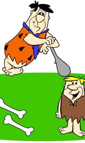 Kit C/ 5 Arquivo De Corte: Topo De Bolo Flintstones 001