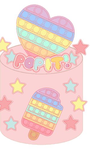 KIT C/ 5 ARQUIVO DE CORTE: TOPO DE BOLO POP IT 009