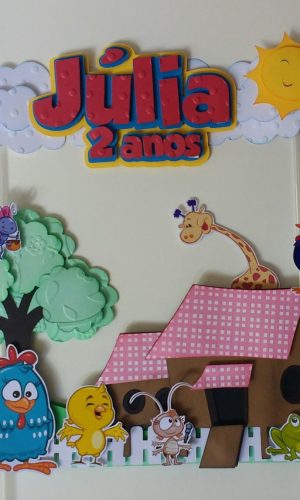 KIT C/ 5 ARQUIVO DE CORTE: TOPO GALINHA PINTADINHA 003