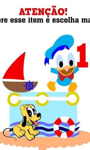 KIT C/ 5 ARQUIVO DE CORTE: TOPO PATO DONALD 002