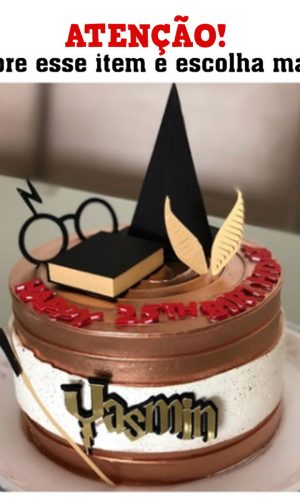 Kit c/ 5 Arquivos de corte: HARRY POTTER TOPO EM 3D 001