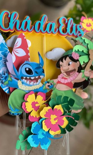 Kit C/ 5 Arquivos De Corte: Topo Lilo E Stich 001