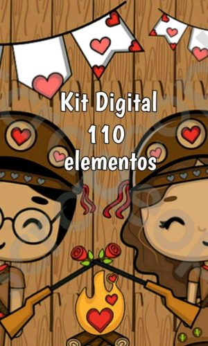 Kit Clipart - Scrapbook - Amor Arretado Festa Junina (#373)