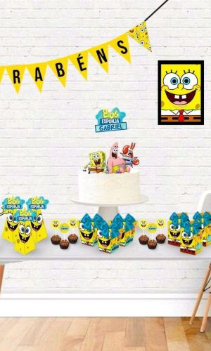 KIT SÓ UM BOLINHO - BOB ESPONJA (#520) PDF E STUDIO