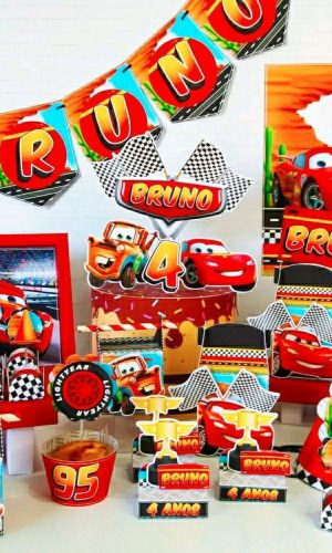 KIT SÓ UM BOLINHO - CARROS (#560) - PDF E STUDIO
