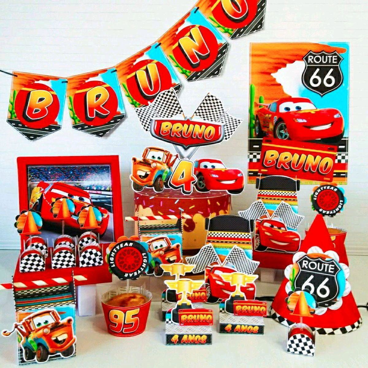 KIT SÓ UM BOLINHO - CARROS (#560) - PDF E STUDIO
