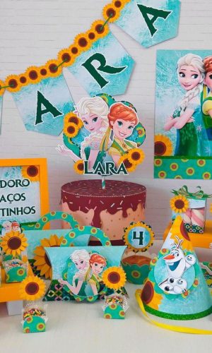 KIT SÓ UM BOLINHO - FROZEN FEVER (#419) PDF E STUDIO
