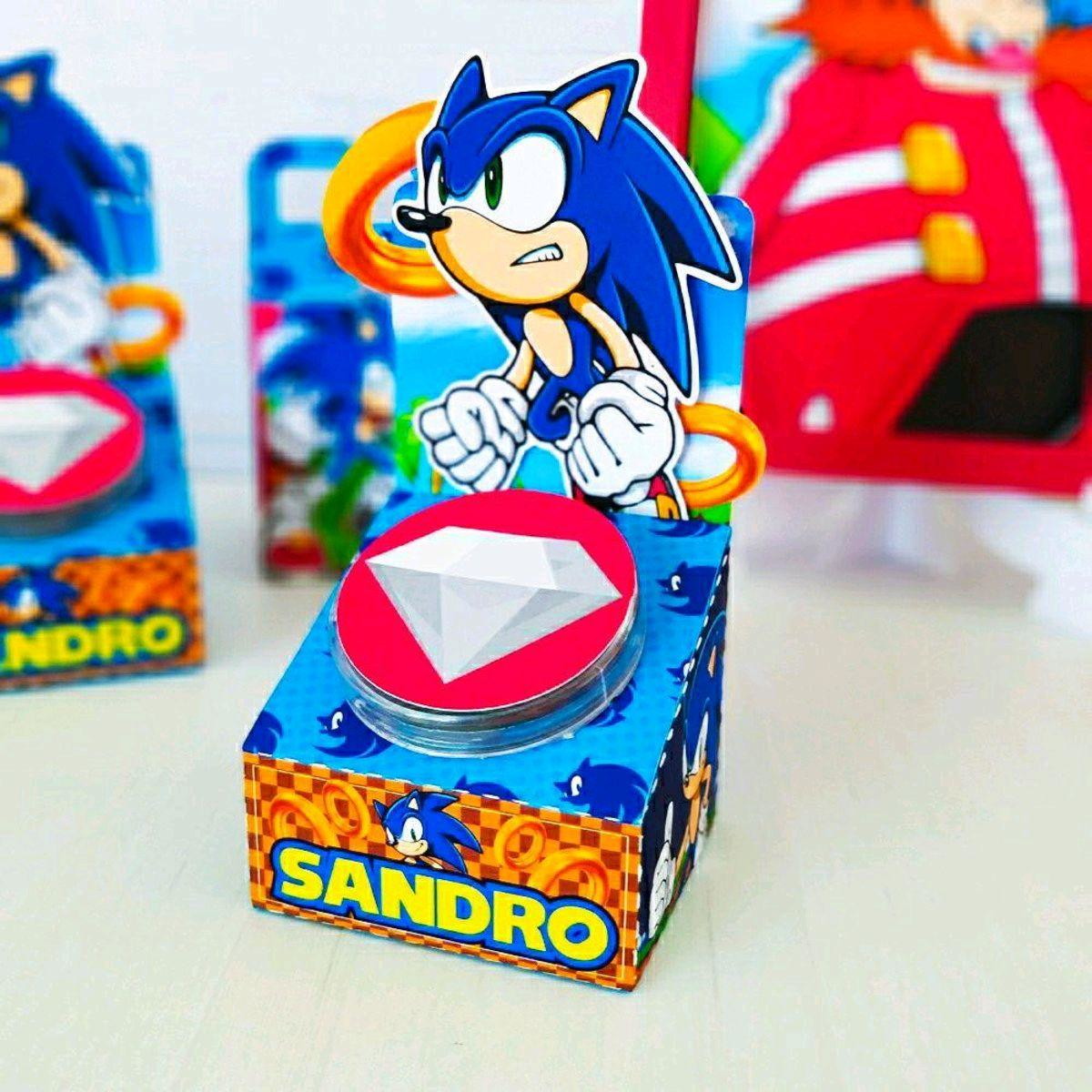 Kit Só Um Bolinho - Sonic (#519) Pdf E Studio - Imagem 3