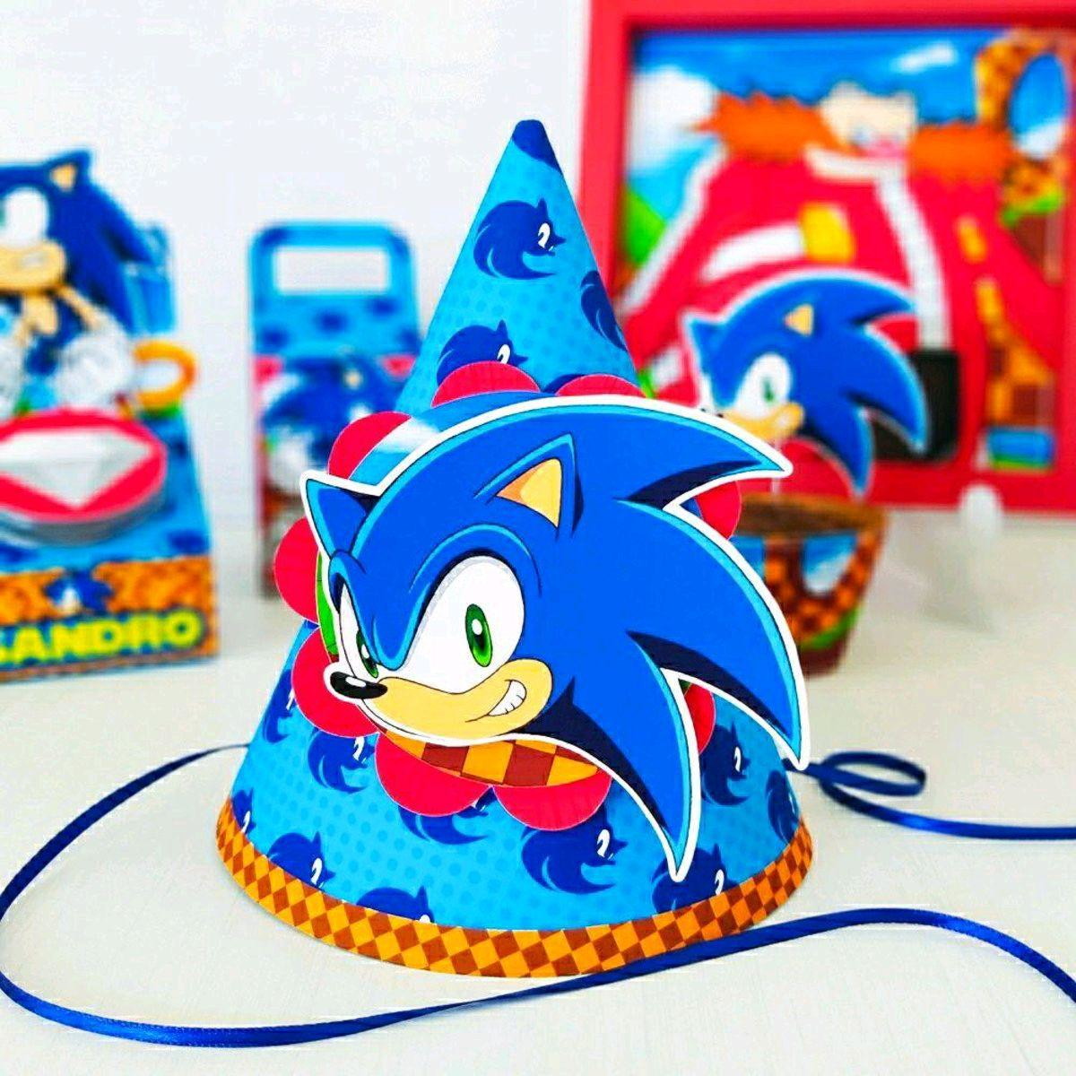 Kit Só Um Bolinho - Sonic (#519) Pdf E Studio - Imagem 2
