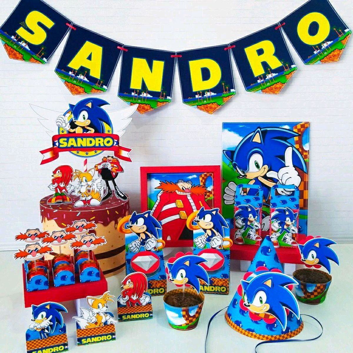 Kit Só Um Bolinho - Sonic (#519) Pdf E Studio