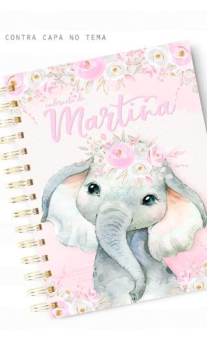 Arte Digital Combo Caderneta de Vacinação Elefantinha