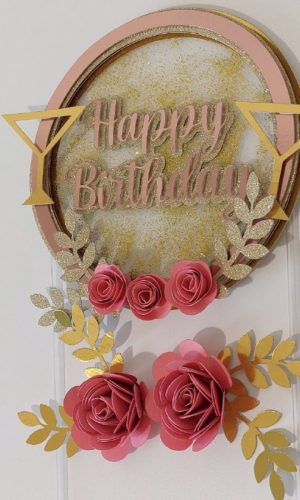 Topo De Bolo Happy Birthday
