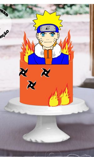 NARUTO TOPO DE BOLO(CAMADAS)