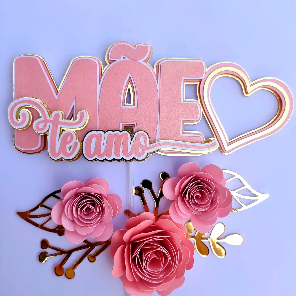 Pacote 10 Topos de Bolo Dia das Mães + Brinde 2024 #1 - Imagem 3