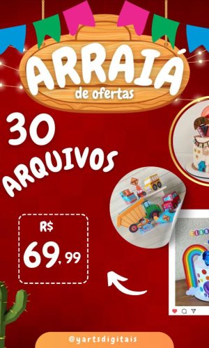 Arraiá de Ofertas, Nessa Compra Você Escolhe 30 Arquivos.