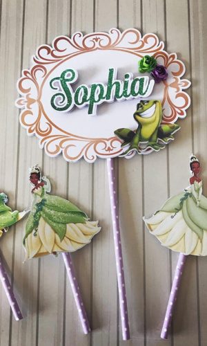 Topo de Bolo a Princesa e o Sapo