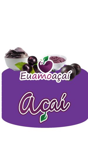 Topo de Bolo Açai
