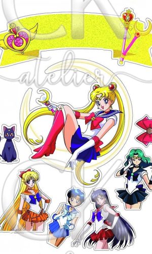 Topo de Bolo Anime