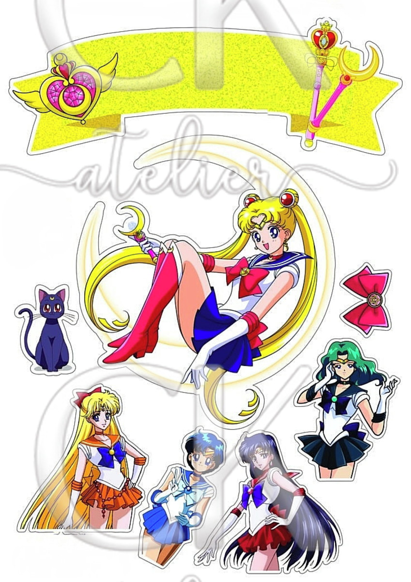 Topo de Bolo Anime