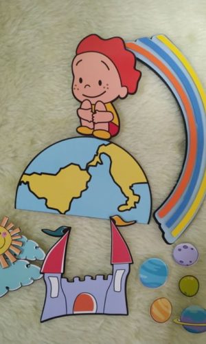 Topo de Bolo Aquarela