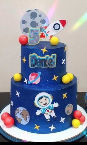 Topo de Bolo Astronauta