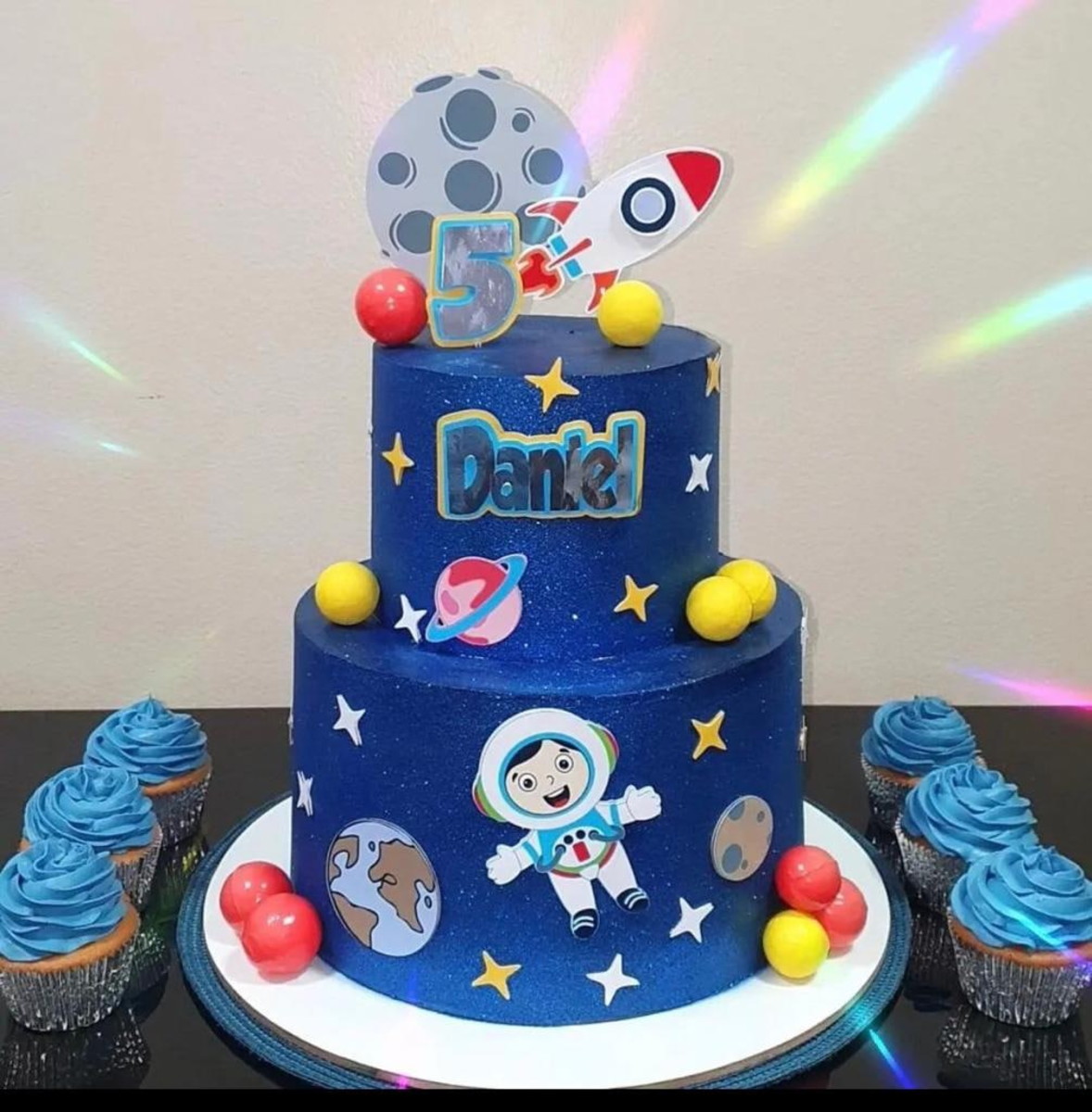 Topo de Bolo Astronauta