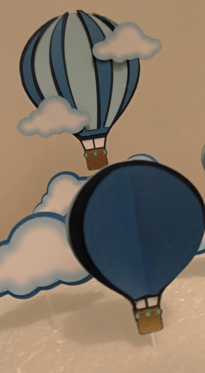 Topo de Bolo Balão - Imagem 4