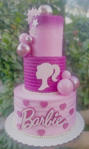 Topo de Bolo Barbie