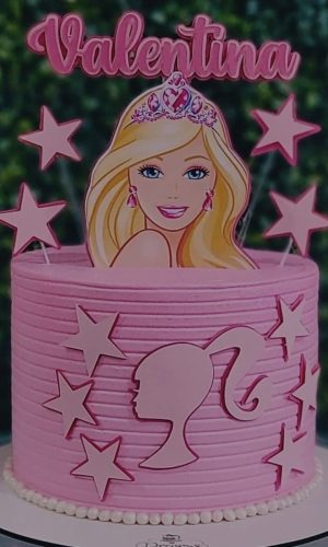 Topo de Bolo Barbie