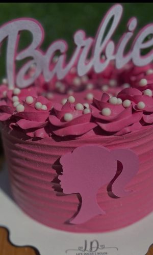 Topo de Bolo Barbie