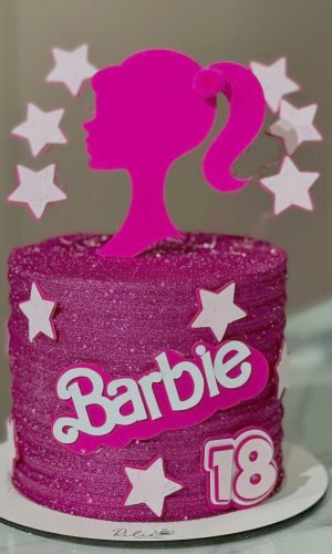 Topo de Bolo Barbie