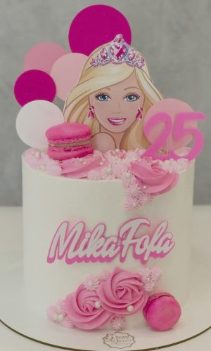 Topo de Bolo Barbie