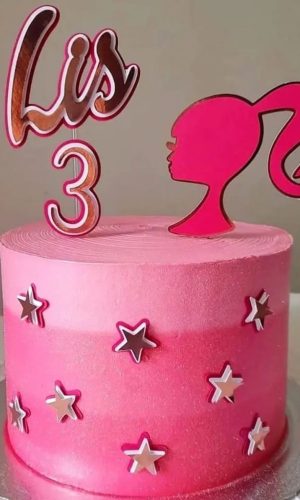 Topo de Bolo Barbie